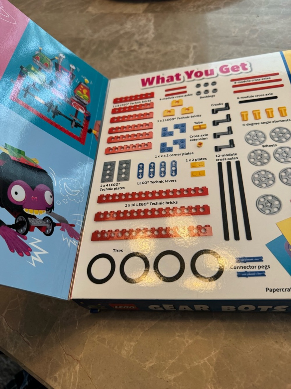Klutz Lego Gear Bots Science/STEM Activity Kit for 8-12 years - Picture 3 of 7